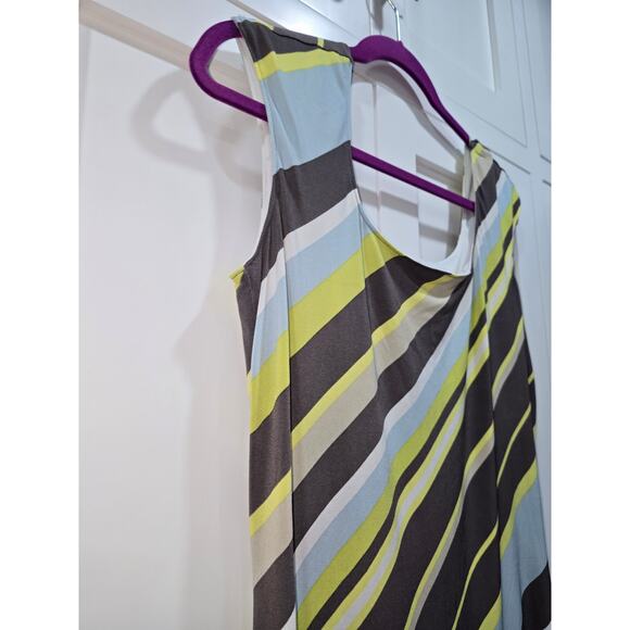 Merona Striped Sleeveless Midi Dress - Medium - Picture 7 of 16